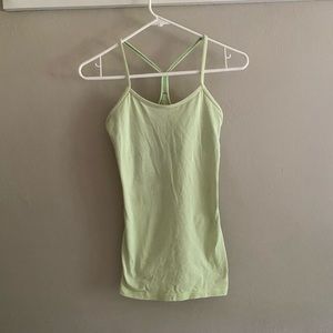 Lulu lemon lime tank top